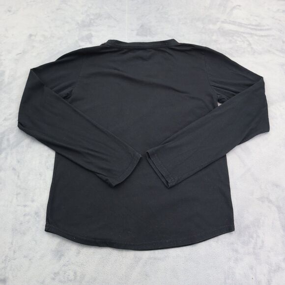 Love Affair Shirt Womens S Black Round Neck Long Sleeve Believe Print Tee - Picture 9 of 16